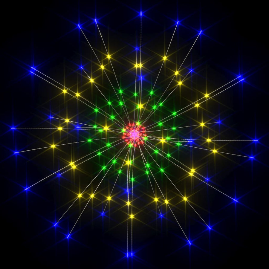 Kerstverlichting Vuurwerk 1400 Led's 20 Cm Meerkleurig 10