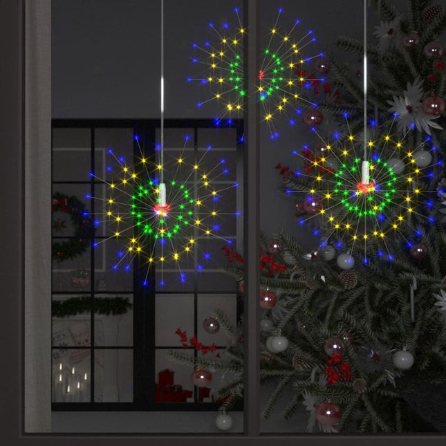 Kerstverlichting Vuurwerk 1400 Led's 20 Cm Meerkleurig 10 Multikleur