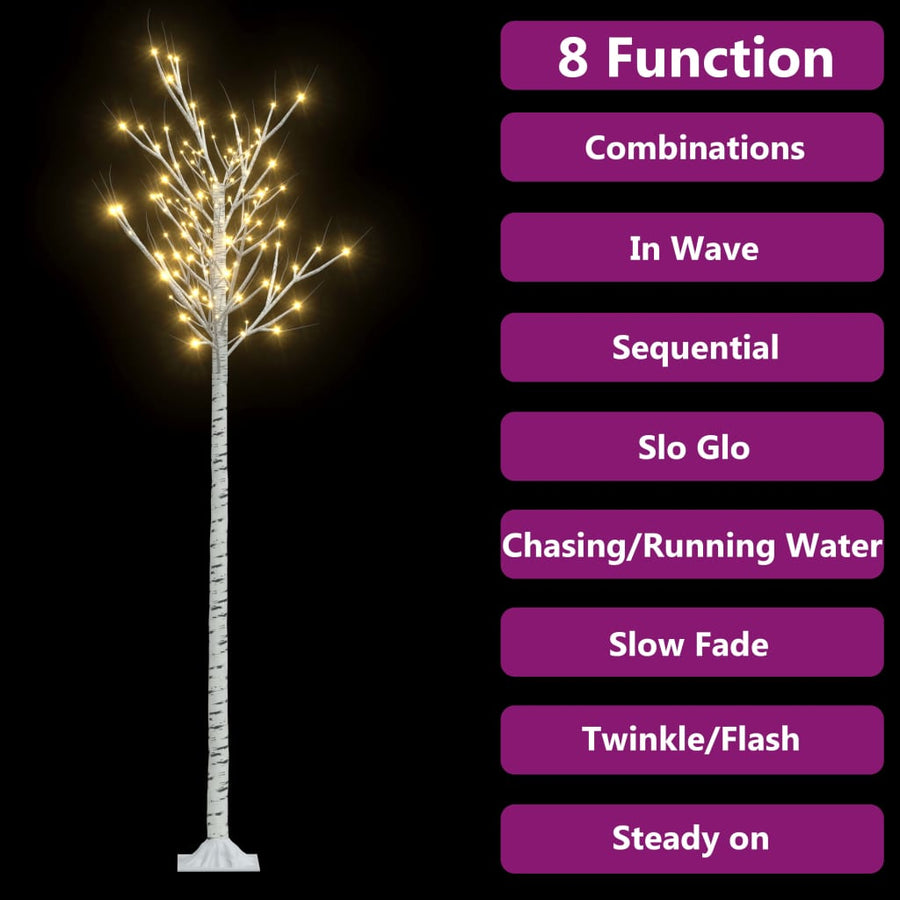 Kerstboom Wilg Met 200 Te Led's Binnen En Buiten 2,2 M 2.2 m Warmwit