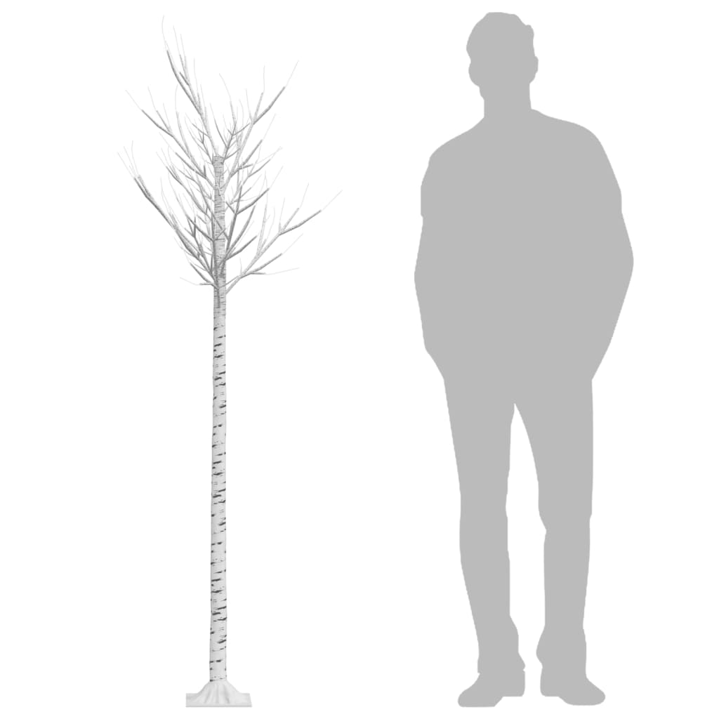 Kerstboom Wilg Met 200 Te Led's Binnen En Buiten 2,2 M 2.2 m Warmwit