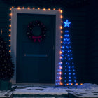 Kegelkerstboom 70 E Led's 50X20 Cm 1 120 x 50 cm Blauw