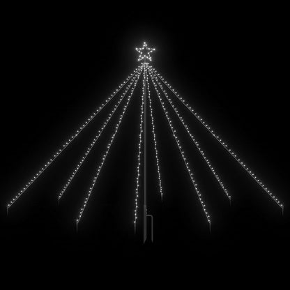 Kerstboomverlichting waterval met 400 LED's binnen buiten 2,5 m