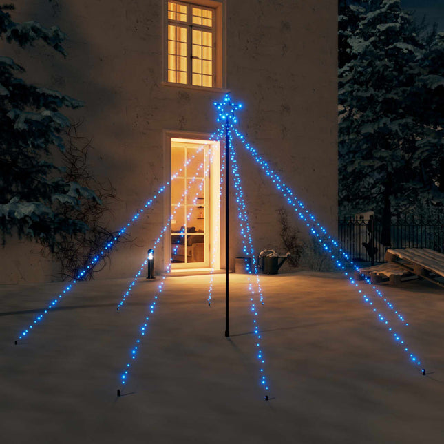 Kerstboomverlichting 400 Led's Binnen/Buiten 2,5 M Blauw