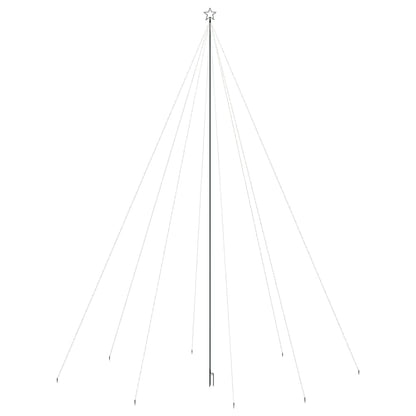 Kerstboomverlichting 1300 Led's Binnen/Buiten 8 M Koudwit