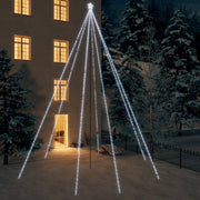 LED Christmas tree indoor outdoor 1300 LEDs cool white 8 m