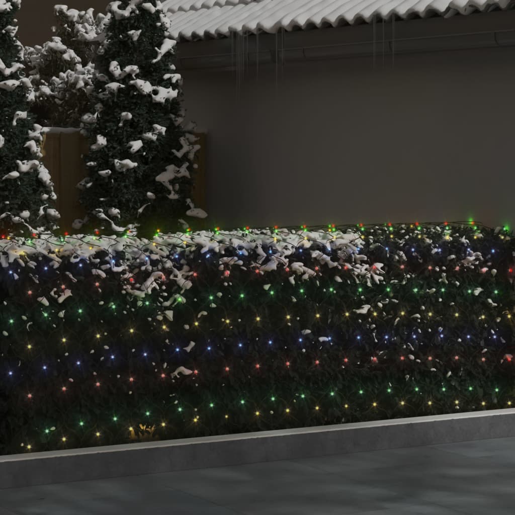 Kerstnetverlichting 204 Led's Binnen/Buiten 3X2 M Meerkleurig kleurrijk