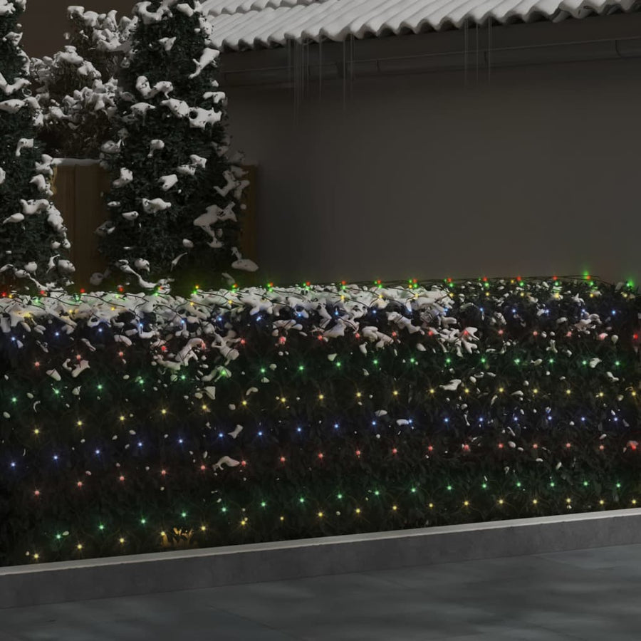 Kerstnetverlichting 204 Led's Binnen/Buiten 3X2 M Meerkleurig kleurrijk