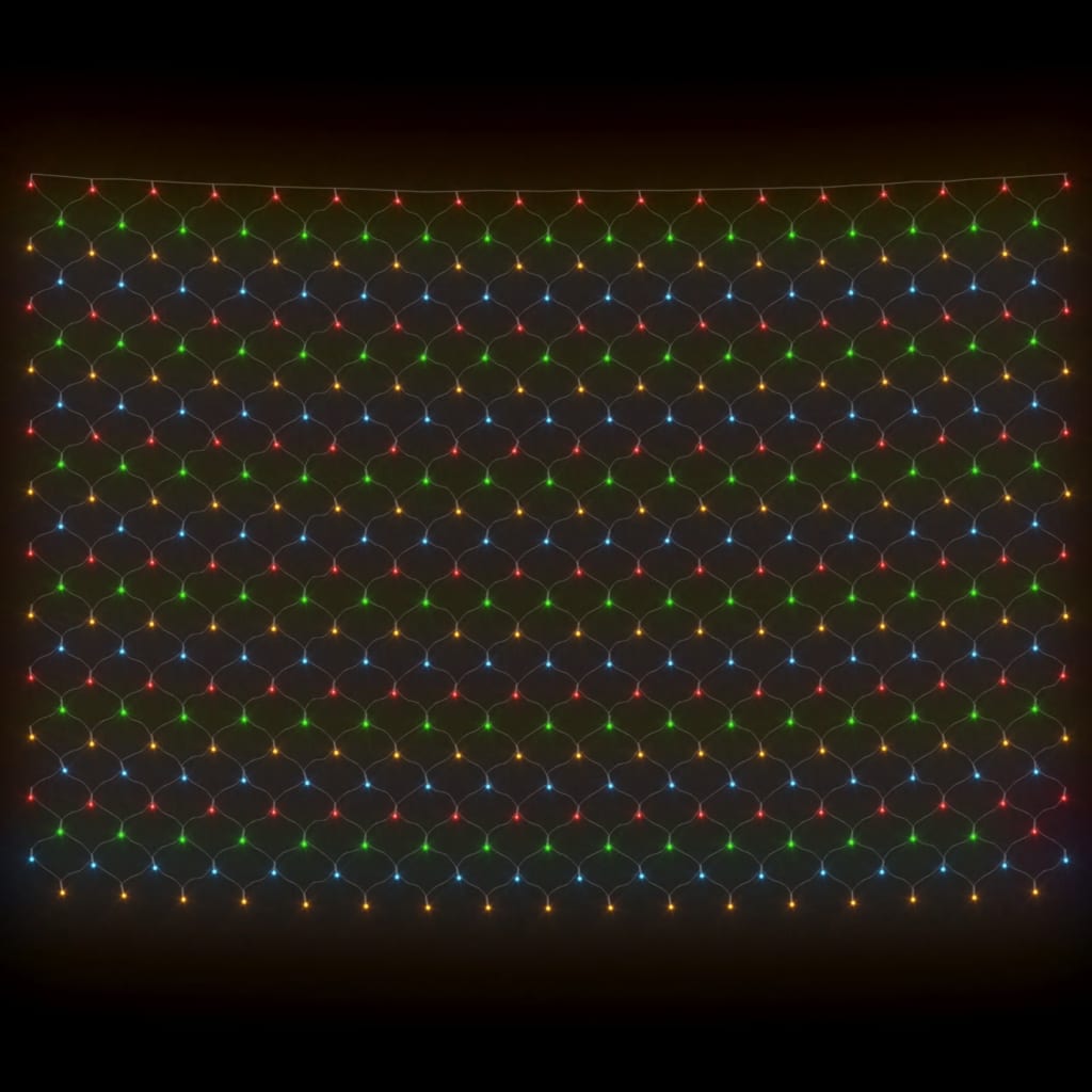 Kerstnetverlichting 204 Led's Binnen/Buiten 3X2 M Meerkleurig kleurrijk