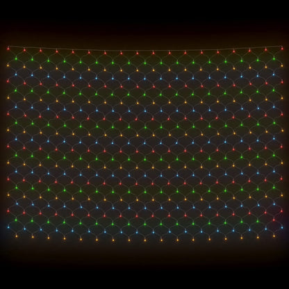 Kerstnetverlichting 204 Led's Binnen/Buiten 3X2 M Meerkleurig kleurrijk
