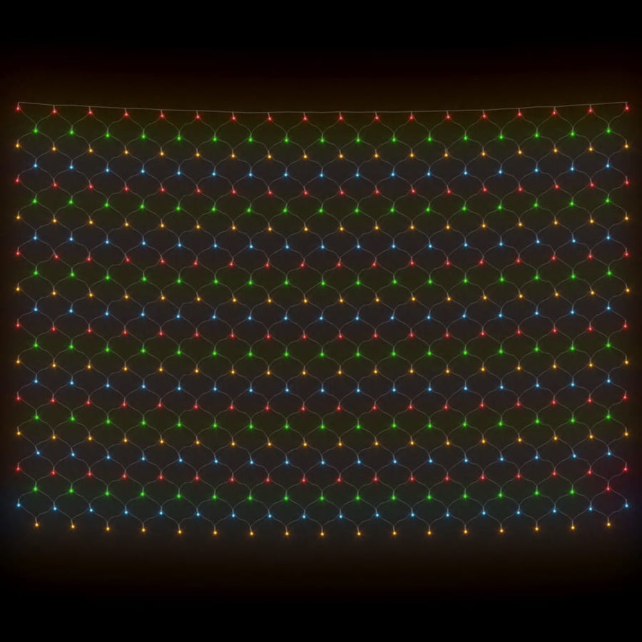 Kerstnetverlichting 204 Led's Binnen/Buiten 3X2 M Meerkleurig kleurrijk