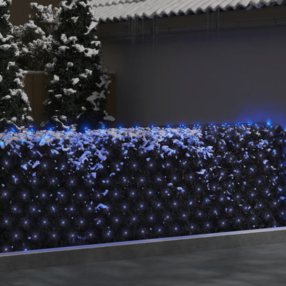 Kerstnetverlichting 306 Led's Binnen En Buiten 3X3 M Blauw
