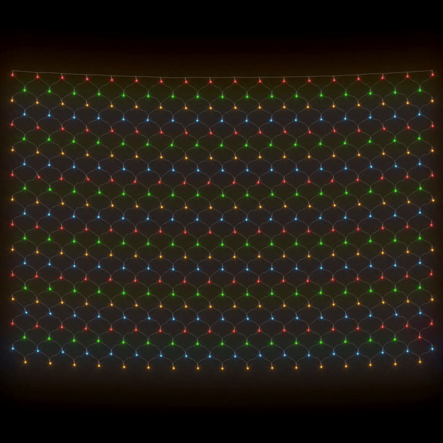 Kerstnetverlichting Led's Binnen/Buiten 3X3 M Meerkleurig 306 colourful