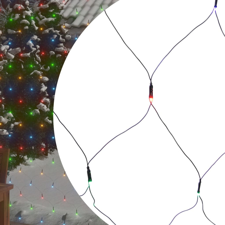 Kerstnetverlichting Led's Binnen/Buiten 3X3 M Meerkleurig 306 colourful