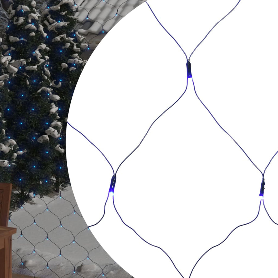 Kerstnetverlichting Led's Binnen En Buiten 4X4 M 544 Blauw