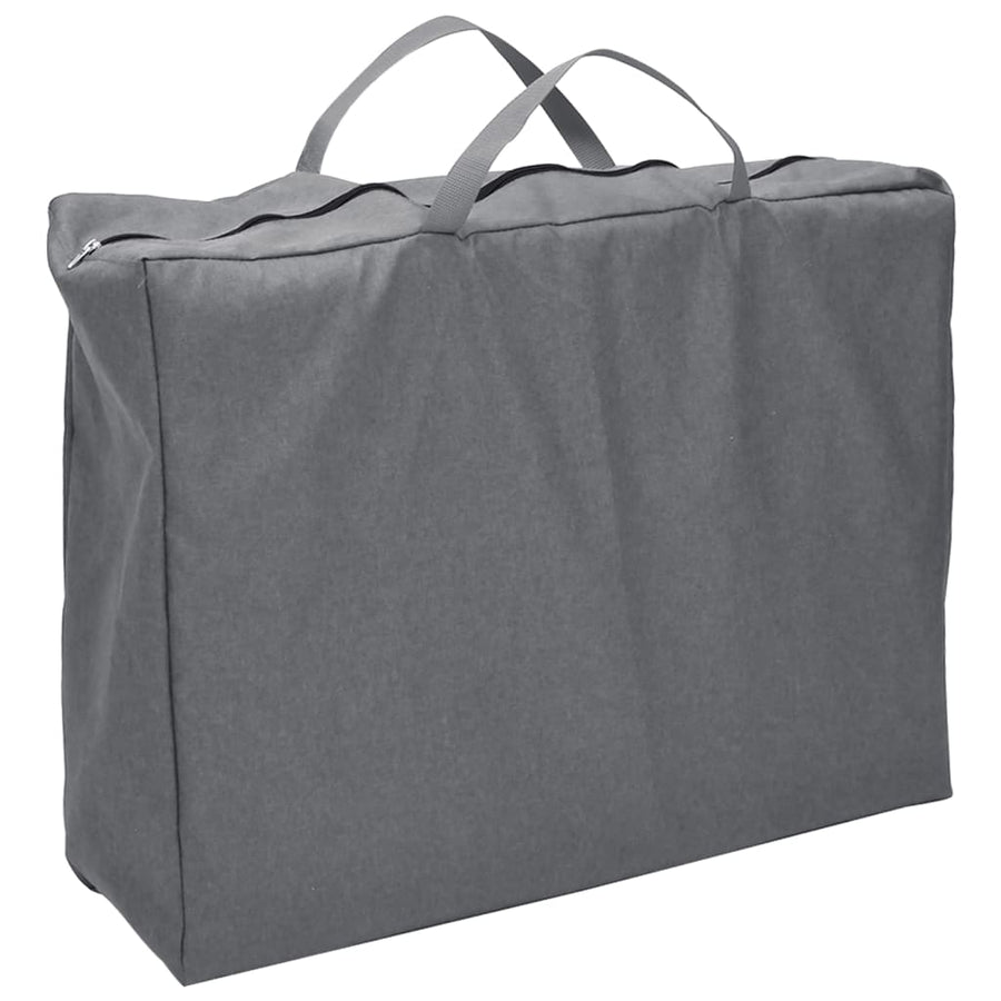 Babybox met matras linnen donkergrijs Donkergrijs