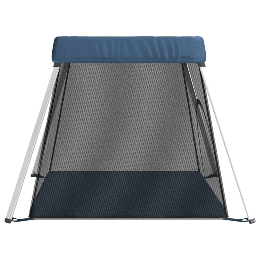 Babybox Met Matras Linnen Marine Blauw
