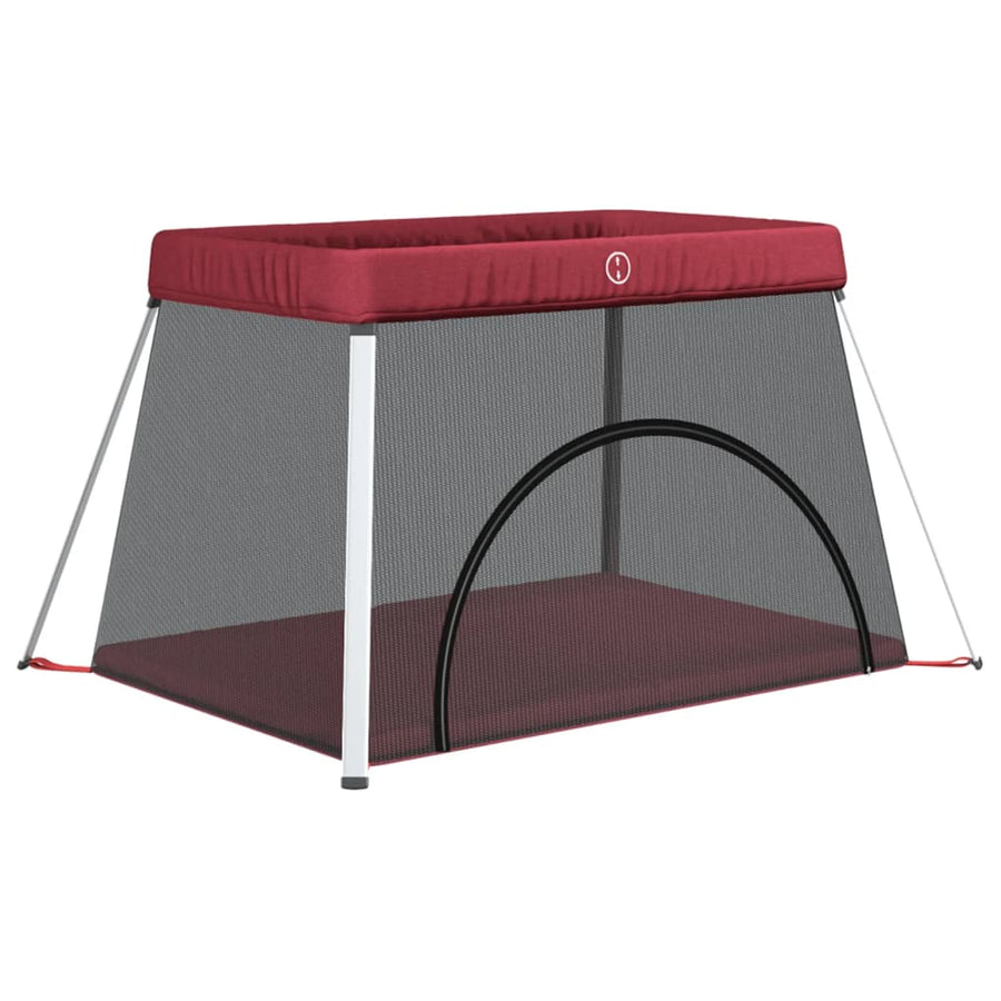 Babybox Met Matras Linnen Rood