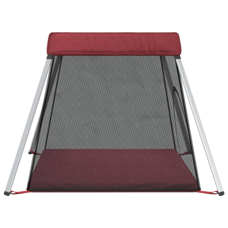 Babybox Met Matras Linnen Rood