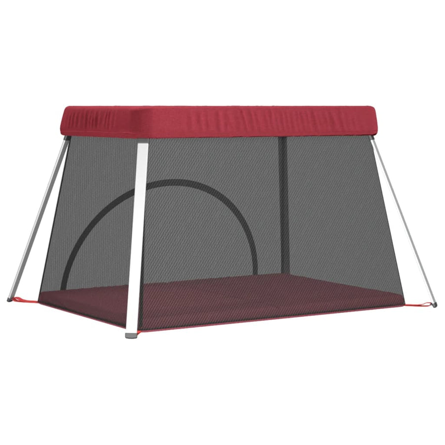 Babybox Met Matras Linnen Rood