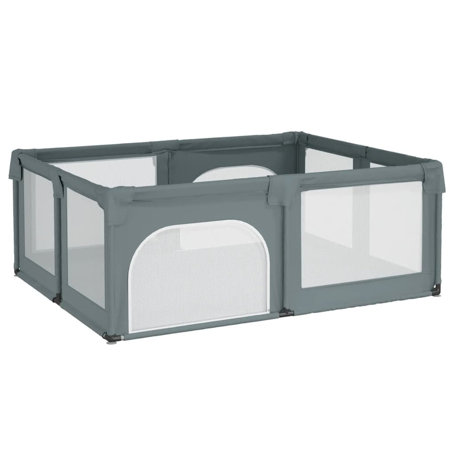 Babybox Met 2 Deuren Oxford Stof Lichtgrijs