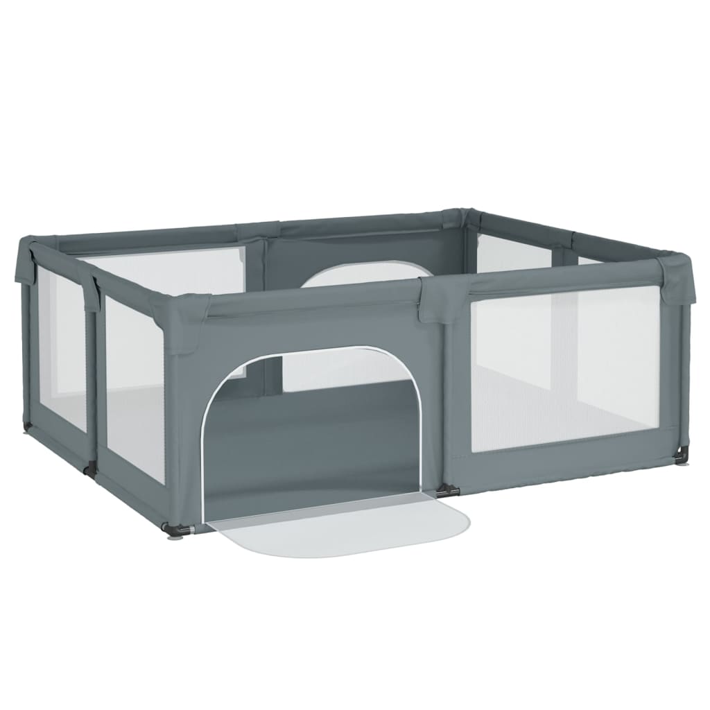 Babybox Met 2 Deuren Oxford Stof Lichtgrijs