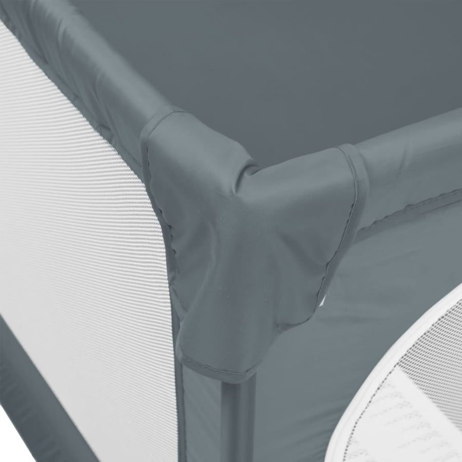 Babybox Met 2 Deuren Oxford Stof Lichtgrijs