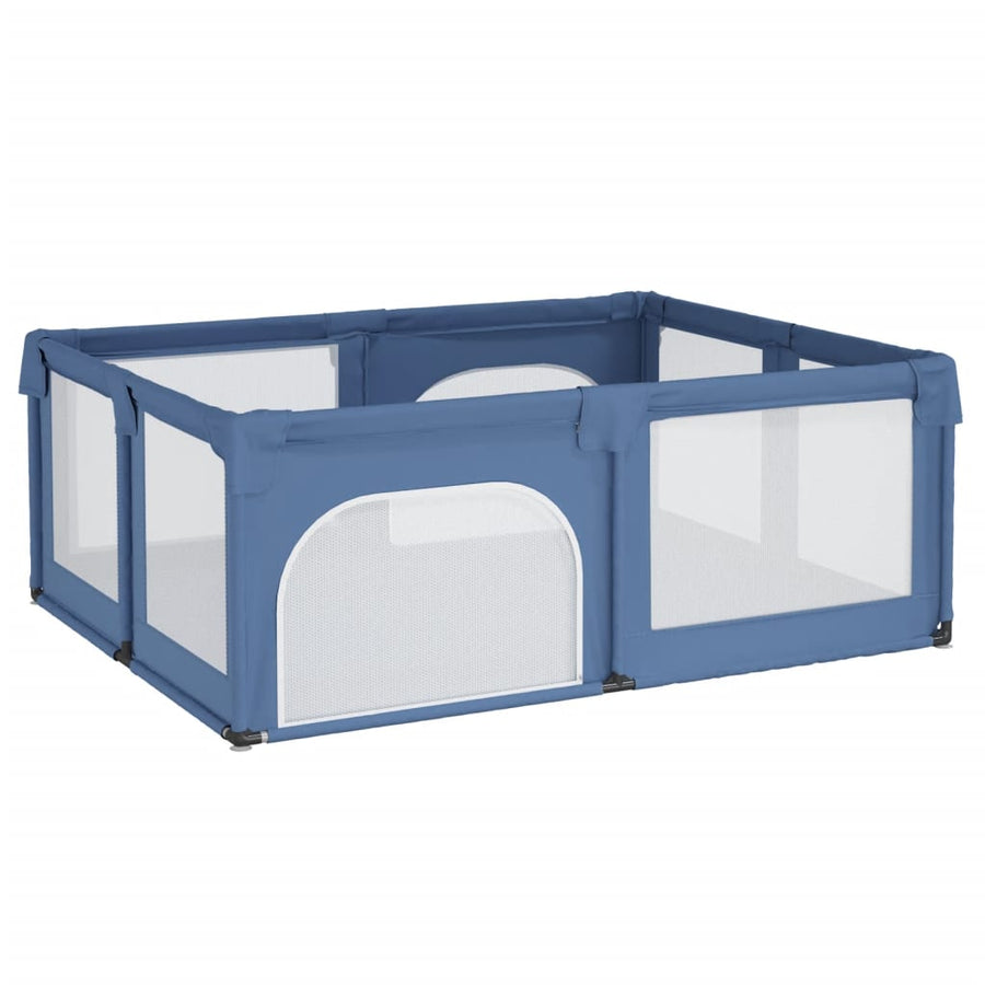 Babybox Met 2 Deuren Oxford Stof lichtblauw