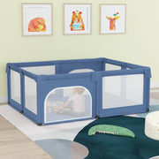Babybox 190x150x70 cm lichtblauw oxford stof