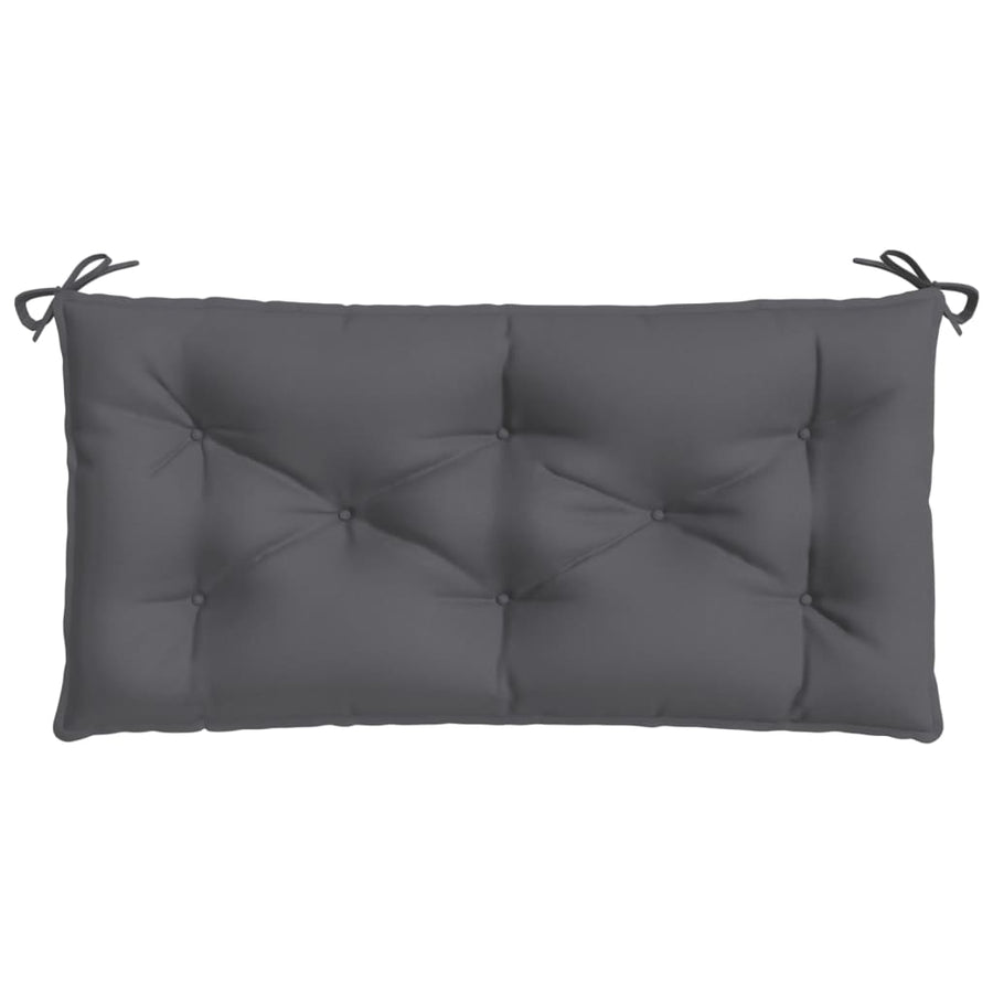 Tuinbankkussen 110x50x7 cm oxford stof antracietkleurig