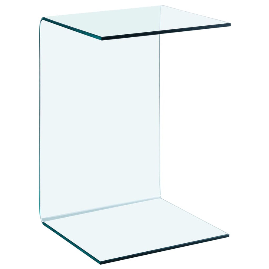 Bijzettafel 40X40X60 Cm Gehard Glas