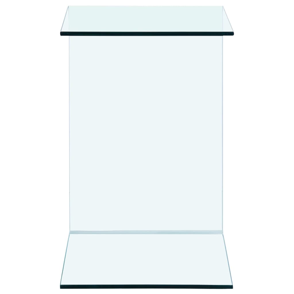 Bijzettafel 40X40X60 Cm Gehard Glas