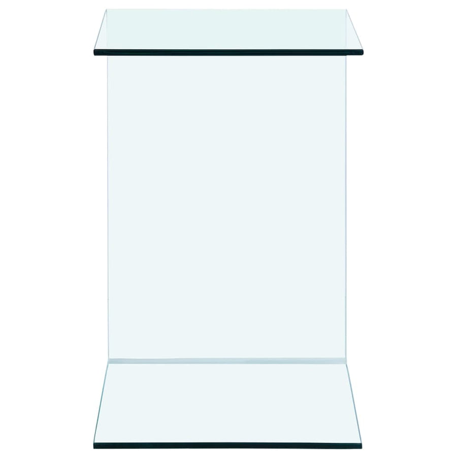 Bijzettafel 40X40X60 Cm Gehard Glas