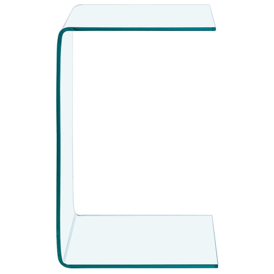 Bijzettafel 40X40X60 Cm Gehard Glas