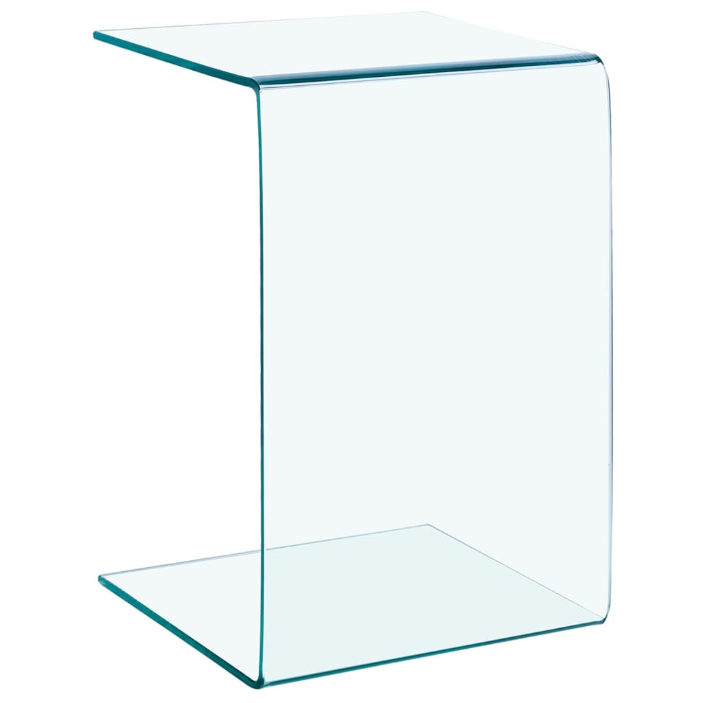 Bijzettafel 40X40X60 Cm Gehard Glas
