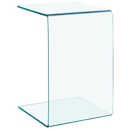 Bijzettafel 40X40X60 Cm Gehard Glas