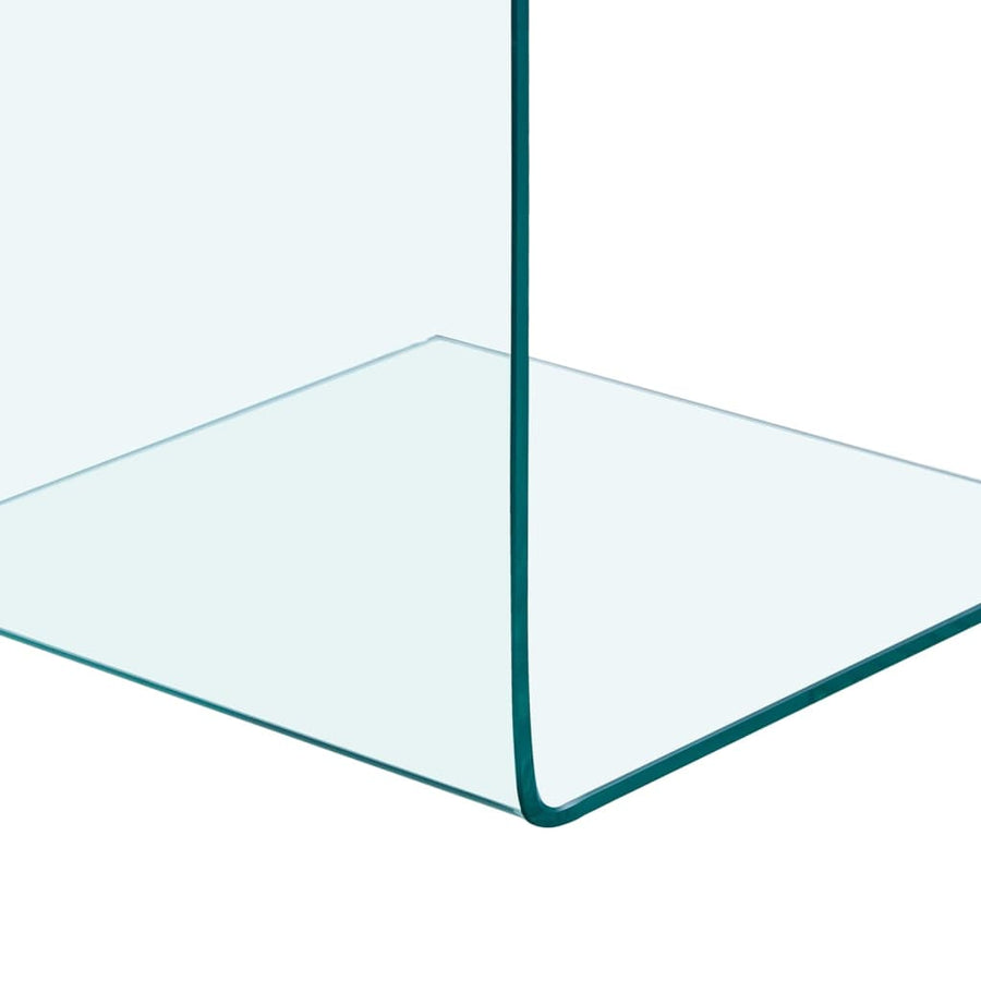 Bijzettafel 40X40X60 Cm Gehard Glas