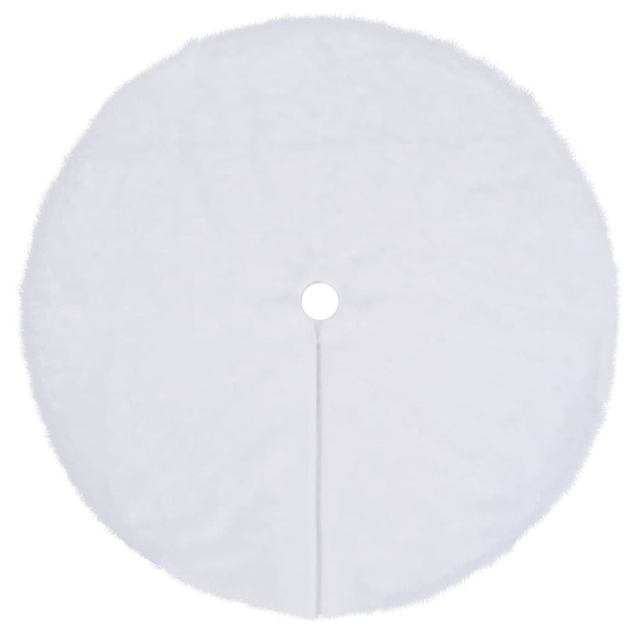 Kerstboomrok 150 cm kunstvacht wit 150 cm