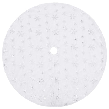 Kerstboomrok Luxe Kunstvacht Wit 90 cm