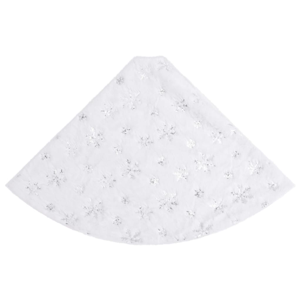 Kerstboomrok Luxe Kunstvacht Wit 90 cm