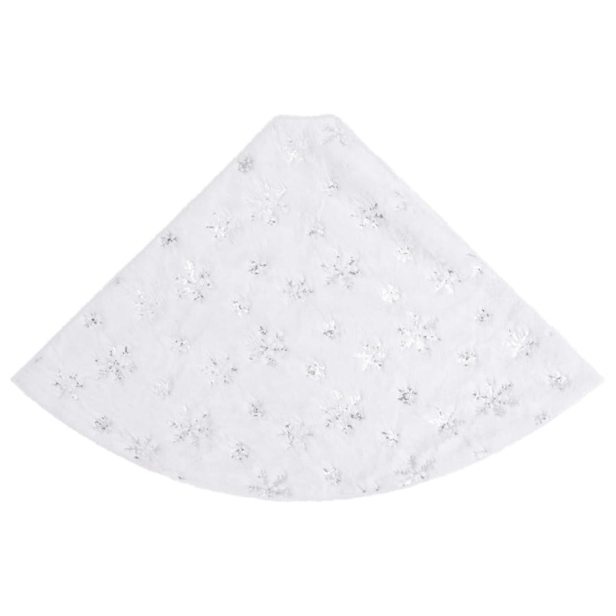 Kerstboomrok Luxe Kunstvacht Wit 90 cm