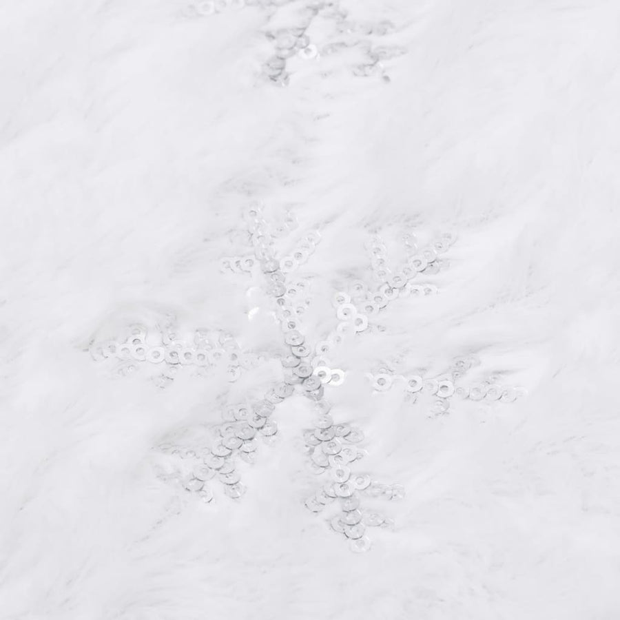 Kerstboomrok Luxe Kunstvacht Wit 90 cm