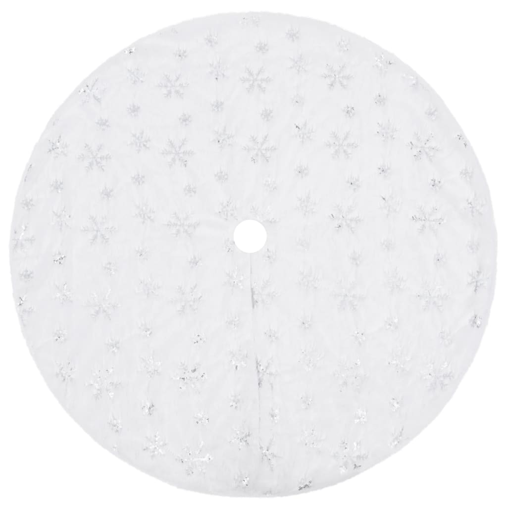 Kerstboomrok Luxe 150 Cm Kunstvacht Wit
