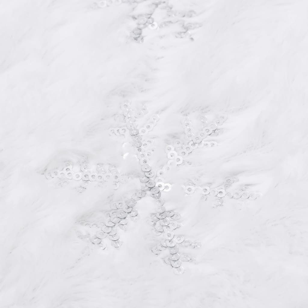 Kerstboomrok Luxe 150 Cm Kunstvacht Wit