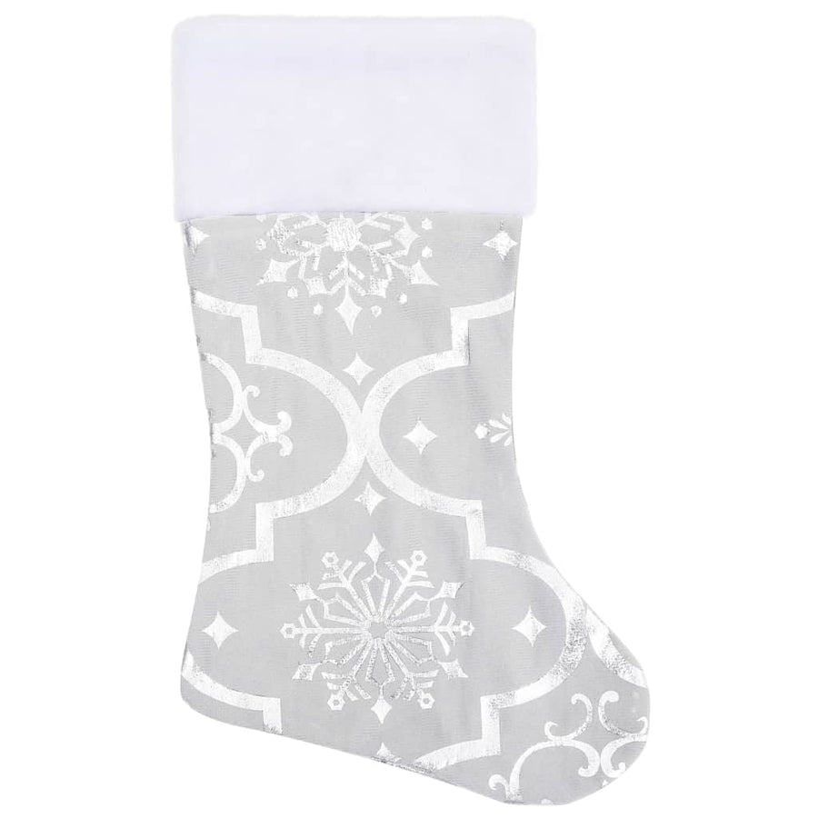 Kerstboomrok luxe met sok 122 cm stof wit 122 cm Wit