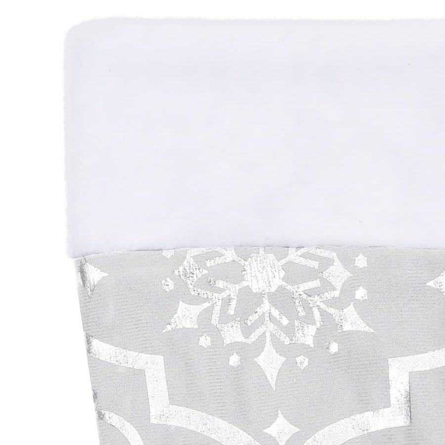 Kerstboomrok luxe met sok 122 cm stof wit 122 cm Wit