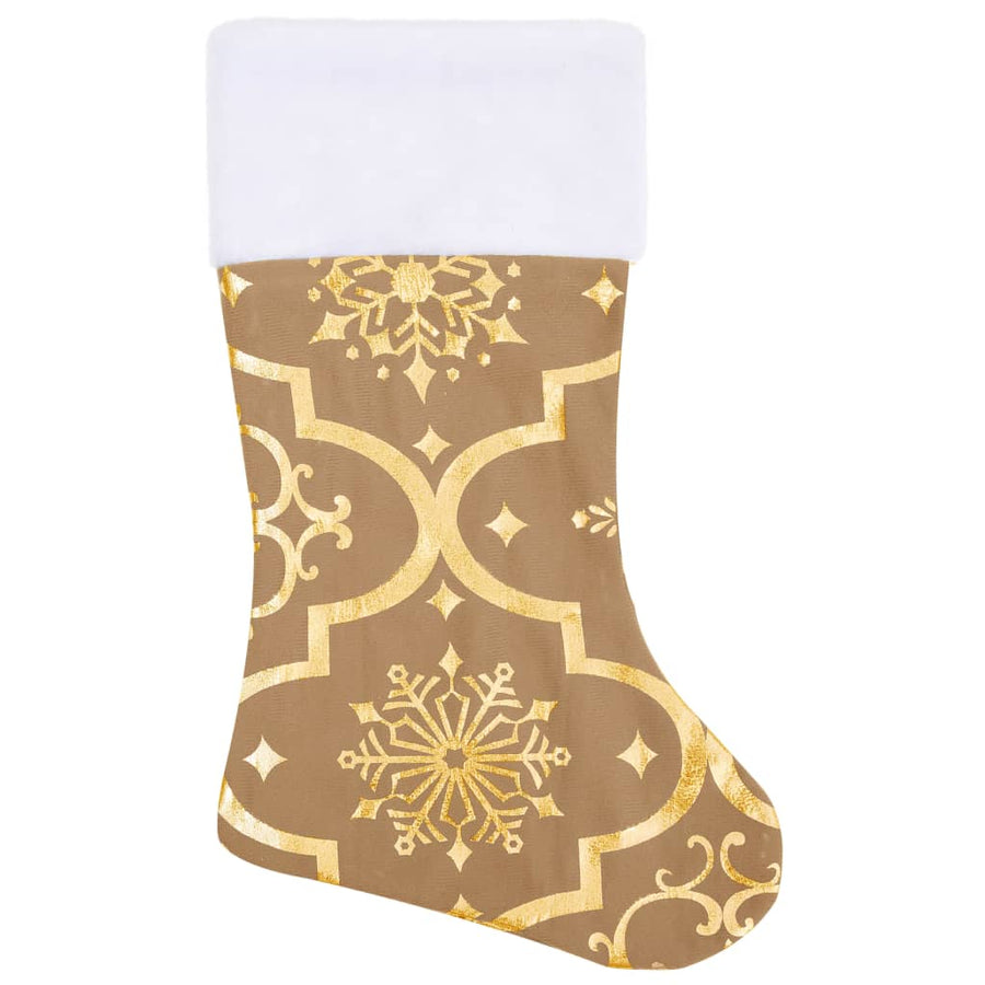 Kerstboomrok luxe met sok 122 cm stof geel 122 cm Geel