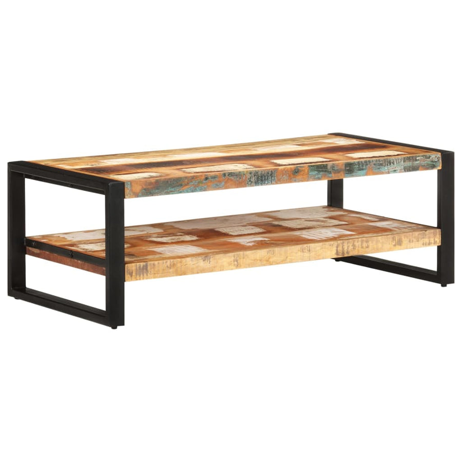 Salontafel 120 x 60 x 40 cm massief gerecycled hout