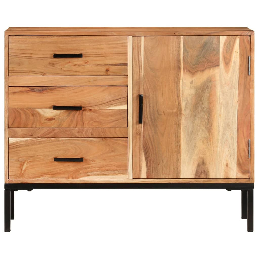 Dressoir 88X30X73 Cm Massief acaciahout