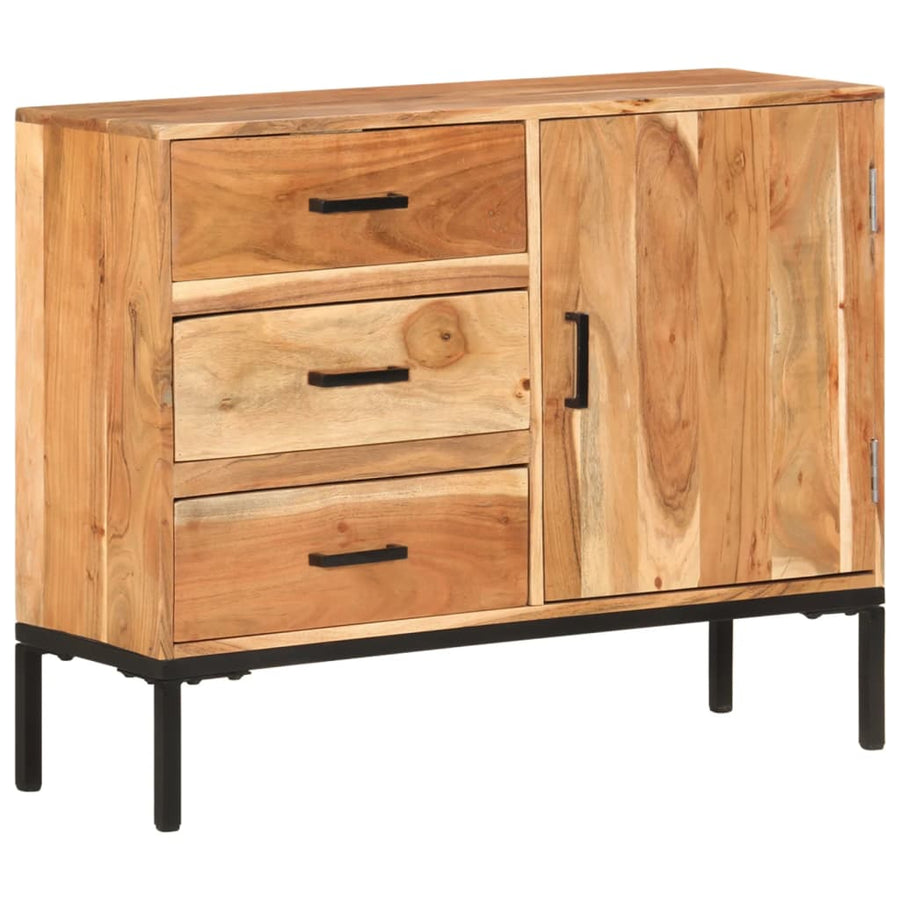 Dressoir 88X30X73 Cm Massief acaciahout