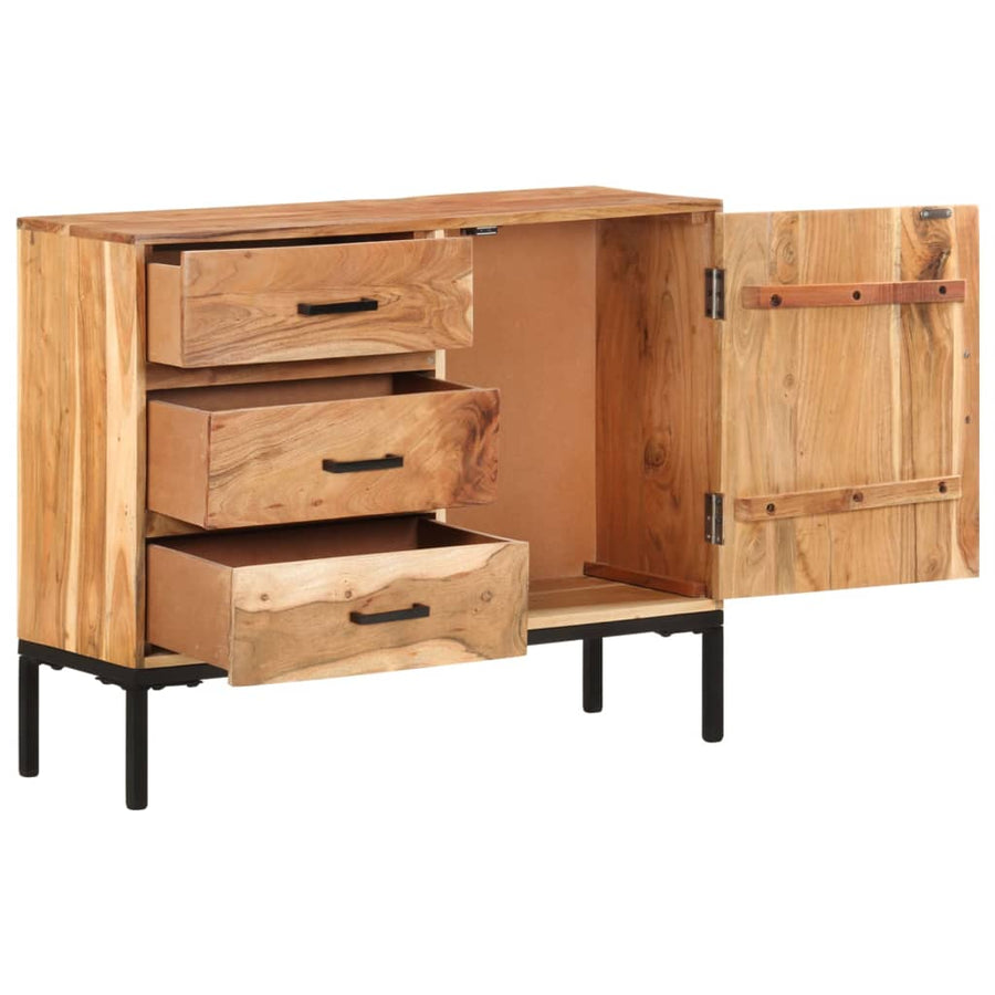 Dressoir 88X30X73 Cm Massief acaciahout